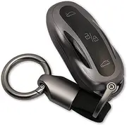 for Tesla Key Fob Cover TPU Key Case with Keychain Protection Accessories, 3ys-grey