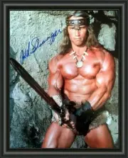 ARNOLD SCHWARZENEGGER - CONAN - Signed A4 Photo Poster GLOSS PHOTO INSERT