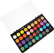 KALLORY 36 Solid Watercolor Paints Kit Watercolor Pigment Set for Boys and Girls and Adults Drawing Supplies