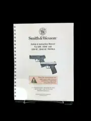 Smith & Wesson SD9 SD40 VE Pistols Instruction Manual Reprint Copy