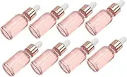 GANAZONO 8pcs Glass Dropper Bottles Portable Leak Essential Oil Containers for Travel and Outdoor Use Design Tight Seal for Serum and Essence Storage