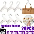 20x Bag Hanger Wall Hook Closet Hat Scarf Handbag Organizer Arched Storage Hooks