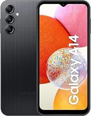 [Samsung] Galaxy A14 LTE Android Smartphone Without Contract, 64 GB, 4 GB RAM, 6.6 Inch Dynamic AMOLED Display, 5,000 mAh Battery, Black, Mobile Phone
