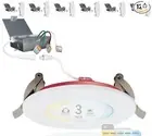 NUWATT 12 Pack, 3 Inch 2 Hour Fire Rated Ultra-Thin LED Recessed Light, 2700K/30