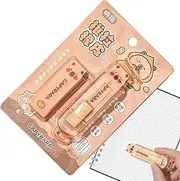 Retractable Pencil Eraser, Capybara Erasers, Convenient Eraser Design, with A Replacement Eraser, Easy to Store, Stain-Resistant Color, Cute Appearance, A Great Gift for Classmates, Friends, Children