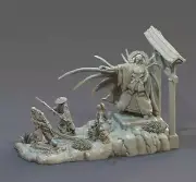 Izanami | DnD Miniatures | Tabletop Gaming| Tabletop Miniature | Clay Cyanide
