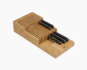 Large Bamboo In-Drawer Knife Organiser | Joseph Joseph AU
