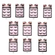 Makeup Eyelashes Mink Eye Lashes Fluffys Soft Wispy Natural Cross Lash Extension