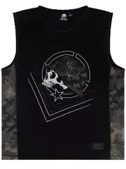 Metal Mulisha Men's Valor Jersey Tank Top Motocross Skull and Helmet Logo MX