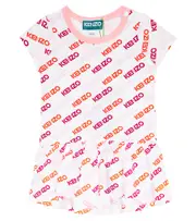 [Kenzo Kids] Kenzo Kids Baby logo dress M 18 white