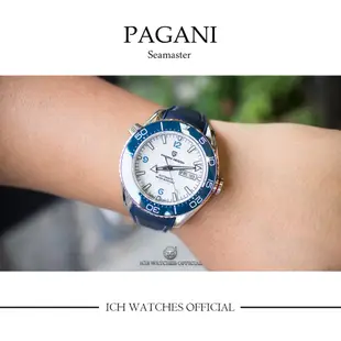 美國Pagani Design PD1729 Seamaster 大海馬自動機械錶-潛水錶水鬼錶男錶女錶手錶007