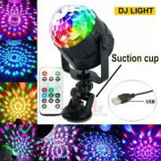 USB Disco Party Lights Strobe LED DJ Ball Sound Activated Bulb Dance Lamp+Remote
