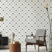 LUXURY Diamond Crown Wall Stencil, Home Decorating Pattern stencil Decor