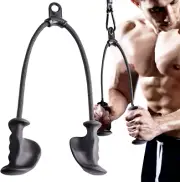 Ergonomic Triceps Rope Pull down with Anti-Slippery Natural Rubber Grip for Acti