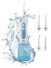 Freshjoy Cordless Water Flosser Portable Oral Irrigator 300ml Reservoir IPX7