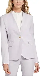 [DKNY] Womens Purple Pinstripe Blazer Jacket AU Size:6