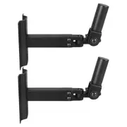 2Pcs Wall Mounted Speaker Bracket Speakers Wall Stands Space Saving Easy to