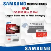 SAMSUNG EVO PLUS Micro SD Card 64GB Adapter Memory Class 10 Fast HD Genuine OEM