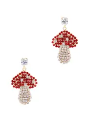 Rosantica FinFerli Crystal-embellished Drop Earrings - Red ONE SIZE
