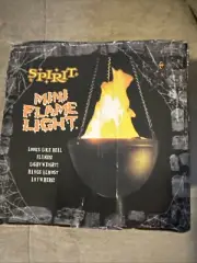 Spirit Halloween Mini Flame Light Hanging Cauldron 8" diameter w/box