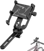 LeoLeozz Cycling Phone Holder - Shockproof Cycling Phone Holder,Stable Cycling Cell Phone Holder, Handlebar Clamp Cell Phone Holder for Cycling, Scooter