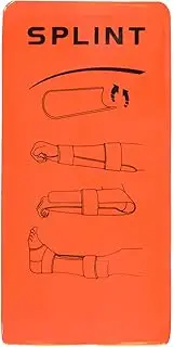 Roobuck First Aid Splint, Universal Aluminum Emergency Splint Kit, Portable First Aid Supplies for Arms, Legs, Fingers, Wrists and Full Body, Suitable for Outdoor Activities and Home Use