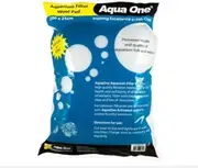 Aqua One Filter Wool Coarse 200x25cm Bag Filter Media Floss Aquarium 10392