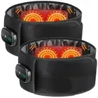 Red Light Therapy Electric Heating Waist Belt with Massager for Back Pain Relief