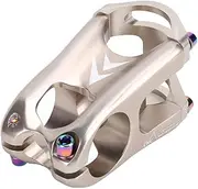 Tihebeyan Bike Stem Cycling Stem Handlebar 50mm CNC Hollowed Out High Strength Aluminum Alloy with M6 Screws for 28.6mm 31.8mm Road Bicycles