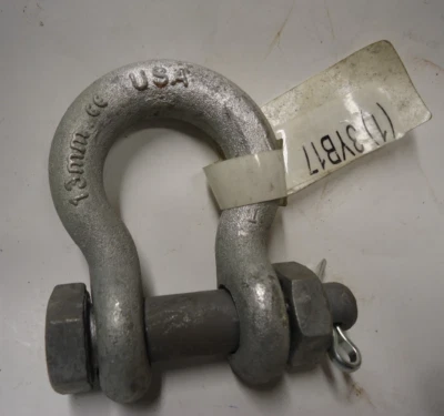 Columbus McKinnon 3YB17 ANCHOR SHACKLE 1/2" BODY SIZE (13MM)