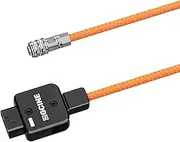 xinyee DT-BMD D-Tap to 2-Pin BMPCC Power Cable 60cm Length 180°Rotatable with Braided Wire Compatible with Blackmagic Pocket Cinema Camera 4K/6K V-Mount Battery