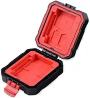 LXH Heavy Duty Professional Rubber Sealed Water Proof Memory Card Case Holder For 3 Secure Digital (SD), 2 CompactFlash (CF),2 Micro SD Card/TF,2 XQD