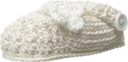 [Jefferies Socks] Baby-Girls Delicate Flower Crochet Bootie