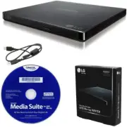 LG BP60NB10 Portable 6X UHD Blu-ray Burner + CyberLink Software