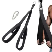 Tricep Rope Pull Down Gym Cable Cord Machine Pulley Attachment FItness Exercise