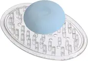 Plastic Bar Soap Holder for Bathroom Shower - Clear