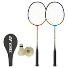 New [Set of 2 with shuttlecock] Badminton racket Yonex Badminton racket Muscle