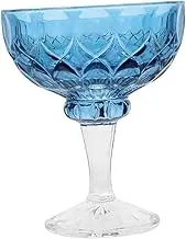 BEBEMOKO Small Ice Cream Glasses 220ml Vintage Glass Dessert Bowl Snack Cups for Breakfast