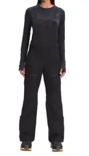 THE NORTH FACE WOMEN CEPTOR SNOW BIB PANT IN BLACK NWT