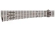 Peco - OO/HO Scale - Large L/H Turnout Electrofrog - SLE89