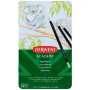 Derwent Academy Pastel Coloured Pencils 12 Pack