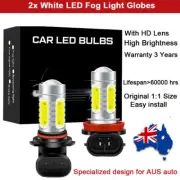 For Renault Clio 2003 2004 2005 Fog Light Globes 8000lm White LED Bulb Projector