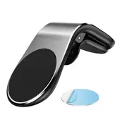 Universal Phone Holder Clip Car Air Vent Magnetic Bracket Mobile Phone GPS Silver