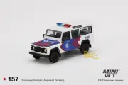 MINI GT 1:64 Land Rover Defender 110 Korlantas Indonesia Police RHD MGT00157-R