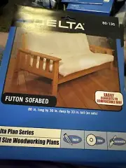Delta Woodworking Plans- FUTON SOFABED (New) FULL SIZE WOODWORKING PLAN