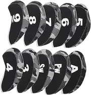 Mipcase Golf Putter Cover Neoprene Headcovers for Club Protection Durable Stylish Golf Blades Protector for Travel and Play