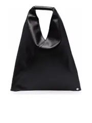 Mm6 Maison Margiela Grained Texture Triangle Top Handle Bag