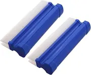 Zerodeko 2pcs Car Squeegee with Dual Row Blades for Window Cleaning Lightweight Portable Glass Scraper for Household Bathroom Use for Shower Doors and Car Mirrors
