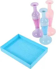 NOLITOY Drill Pen for Crossstitching Complete Painting Tool Set Tray for Diy and Manicure Needs