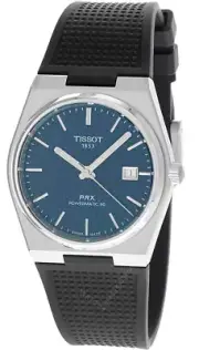 TISSOT PRX 40MM Powermatic 80 Blue Dial Rubber Men's Watch T137.407.17.041.00